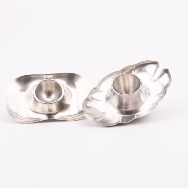 Lot de 2 coquetiers vintage en inox WMF et Effepi