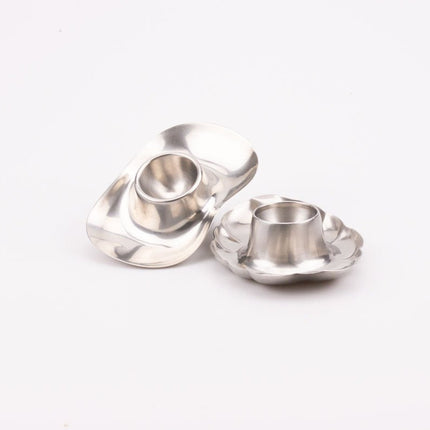 Lot de 2 coquetiers vintage en inox WMF et Effepi