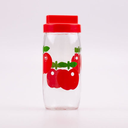 Bocal en verre 1 l Gulf transparent avec un couvercle en plastique