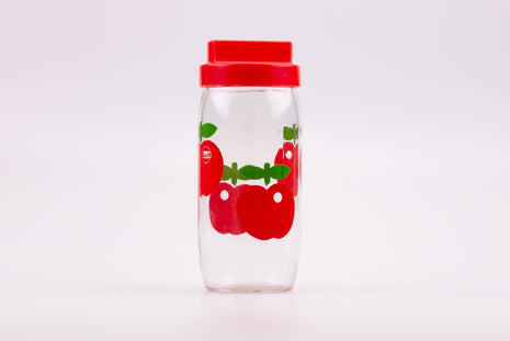 Bocal en verre 1 l Gulf transparent avec un couvercle en plastique