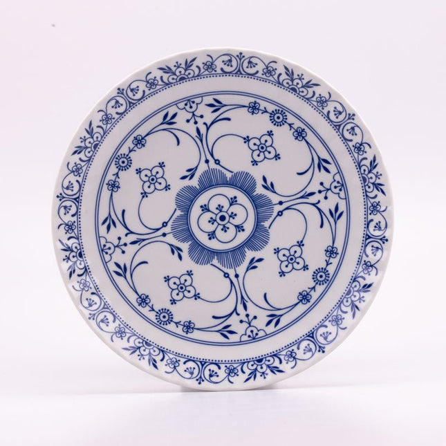 7 assiettes plates en porcelaine blanche Wunsiedel