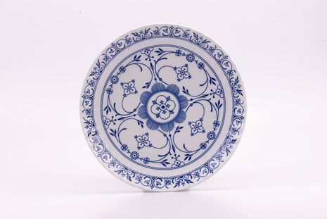 7 assiettes plates en porcelaine blanche Wunsiedel