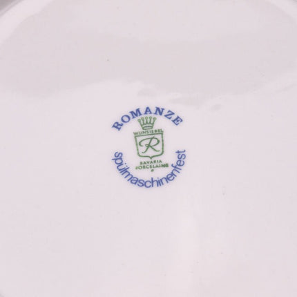 7 assiettes plates en porcelaine blanche Wunsiedel