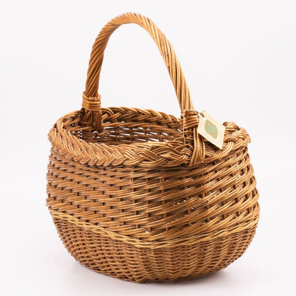 Panier en osier vintage Békés