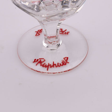 4 verres apéritif rouge Saint-Raphaël