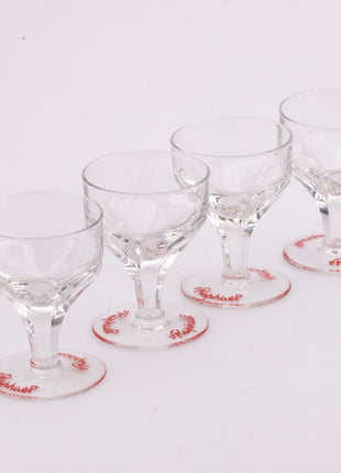 4 verres apéritif rouge Saint-Raphaël