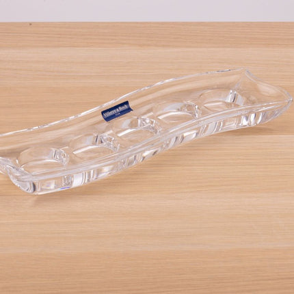 Bougeoir en cristal Villeroy & Boch pour 5 bougies chauffe-plat 