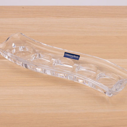 Bougeoir en cristal Villeroy & Boch pour 5 bougies chauffe-plat 