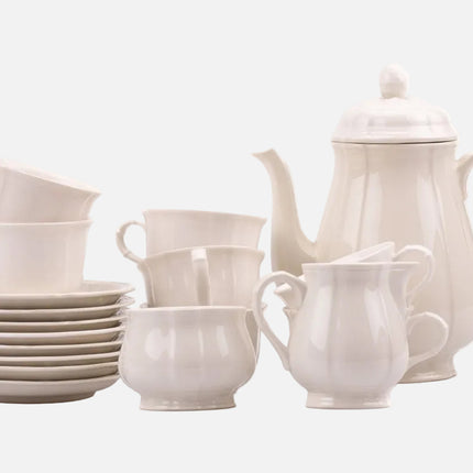 Service à thé Villeroy & Boch Manoir blanc