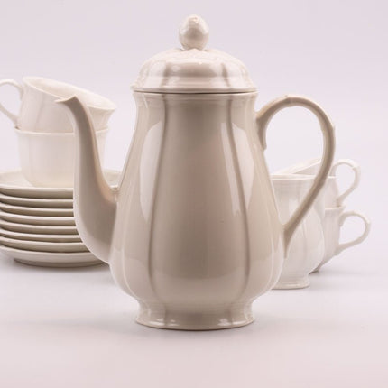 Service à thé Villeroy & Boch Manoir blanc