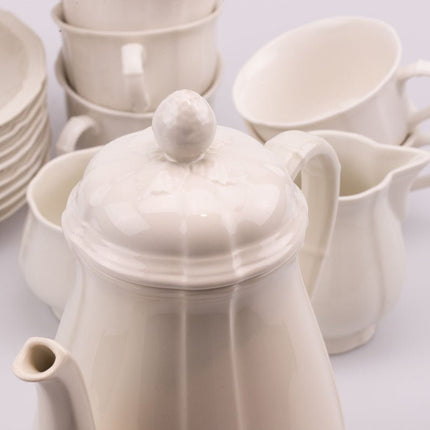 Service à thé Villeroy & Boch Manoir blanc