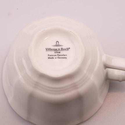Service à thé Villeroy & Boch Manoir blanc