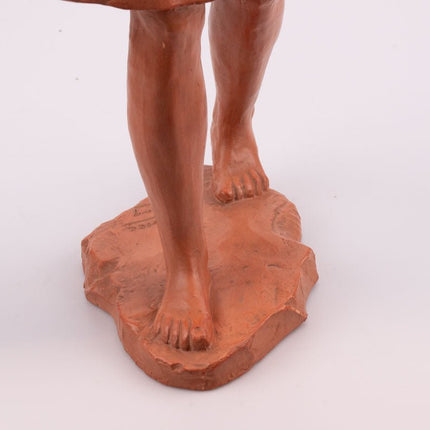 Sculpture "La femme" de Paul Sersté en terre cuite