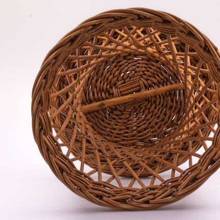 Wicker side table