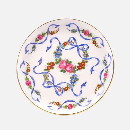 5 assiettes à dessert Pillivuyt blanc