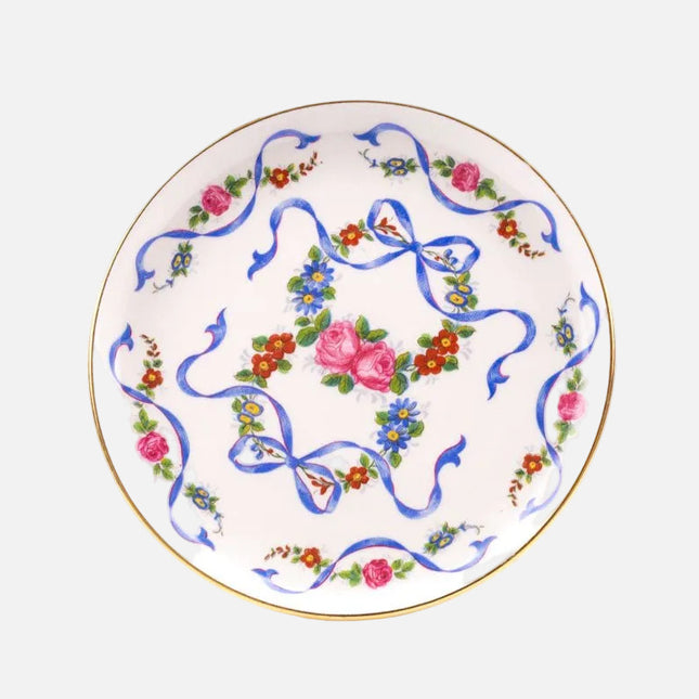 5 assiettes à dessert Pillivuyt blanc