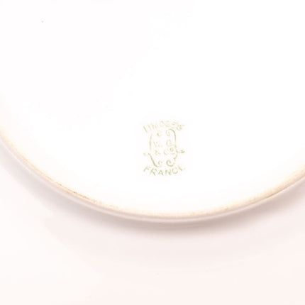 6 assiettes à dessert en porcelaine de Limoges (2 lots)