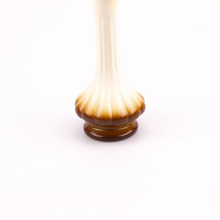 Vase soliflore en céramique blanc cassé