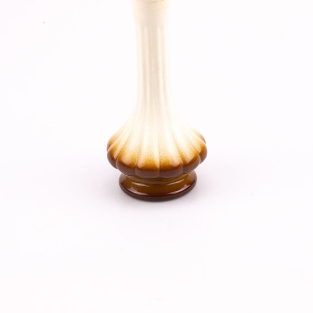 Vase soliflore en céramique blanc cassé