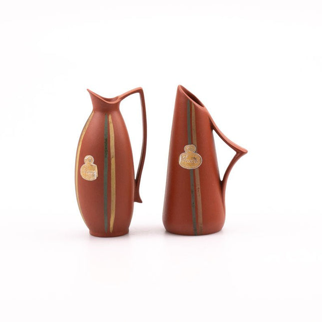 Set de 2 petits vases Sawa Ceramic Franz Schwaderlapp à anse