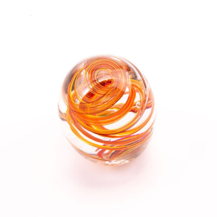 Presse papier en sulfure orange