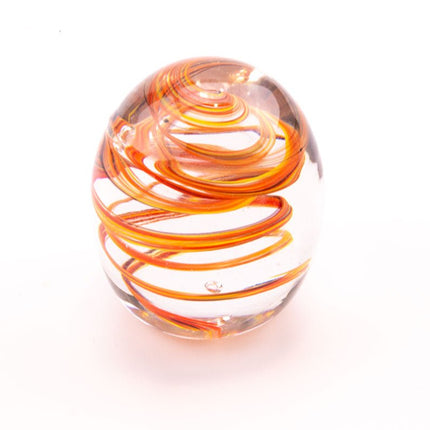 Presse papier en sulfure orange