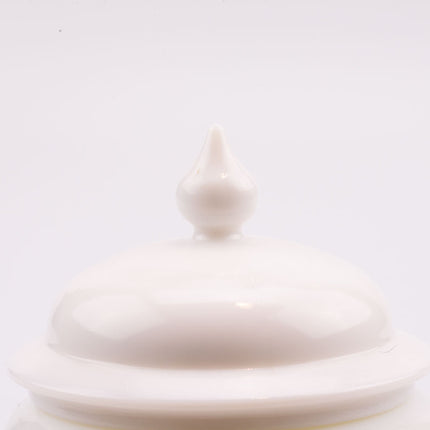 Avon opaalglazen pot met deksel (4 stuks beschikbaar)