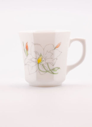 Arcopal octagonal white cup