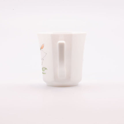 Tasse blanche octogonale Arcopal