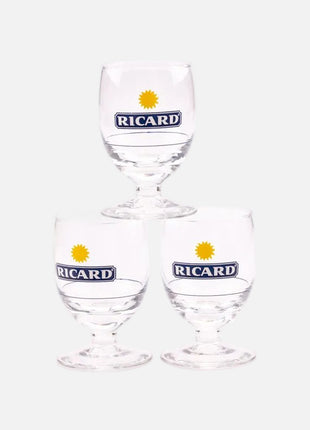 Set de 3 verres à Ricard transparent