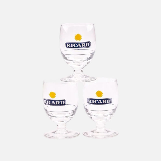 Set de 3 verres à Ricard transparent