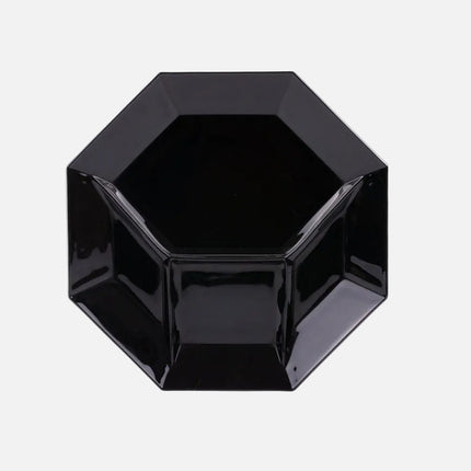 6 assiettes à compartiments noires Arcoroc Octime 