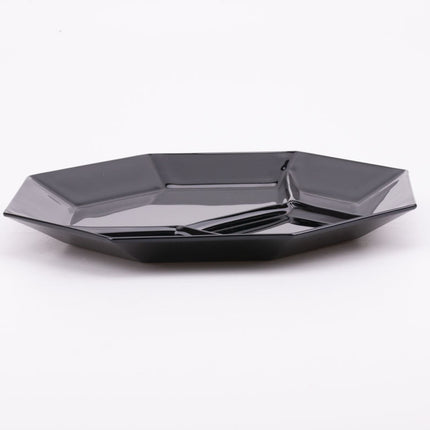 6 assiettes à compartiments noires Arcoroc Octime