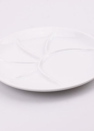 Pillivuyt white compartment plate (13 available)