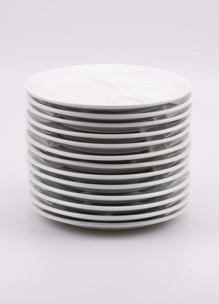 Pillivuyt white compartment plate (13 available)