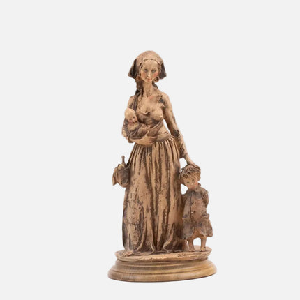 Statuette La femme gitane de Giuseppe Armani porcelaine