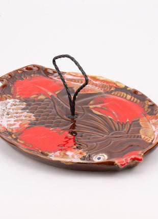 Keramische schaal met glazuur