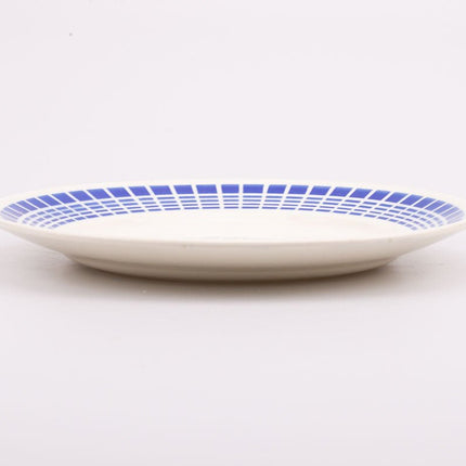 7 assiettes plates vintage Wagram de Badonviller porcelaine