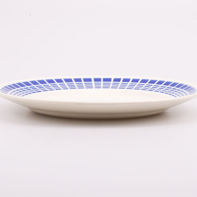 7 assiettes plates vintage Wagram de Badonviller porcelaine