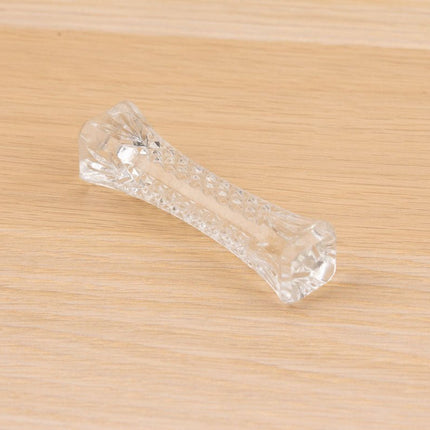 12 porte-couverts vintage en verre pressé