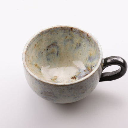 Lot de 6 tasses et sous-tasses en grès Dubois Bouffioulx