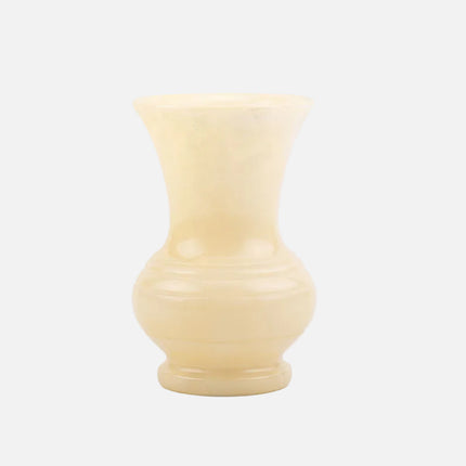 Vase sublime en albâtre couleur crème