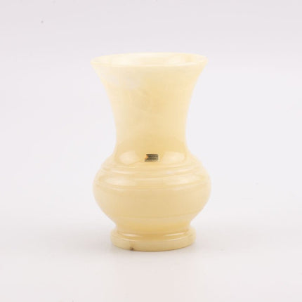 Vase sublime en albâtre couleur crème