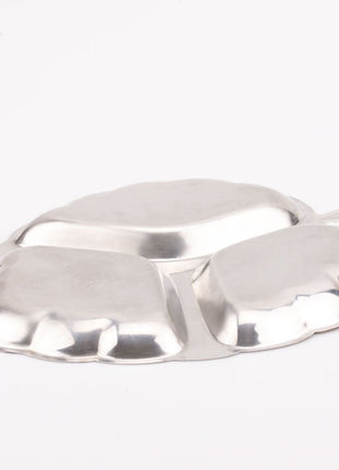 Plateau apéro 3 compartiments en forme de feuille