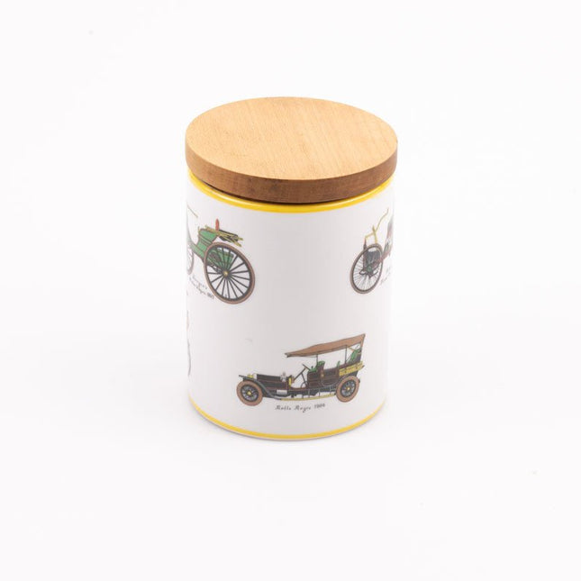 Bocal avec couvercle en bois J.K. Carlsbad