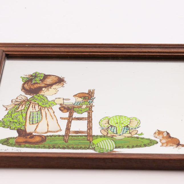 Miroir Sarah Kay cadre en bois pour enfants