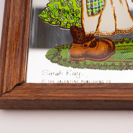 Miroir Sarah Kay cadre en bois pour enfants