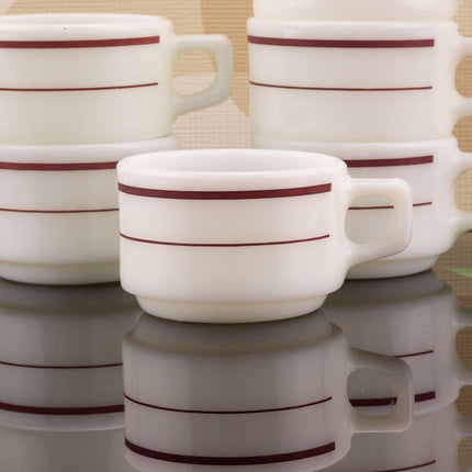 6 tasses vintage Pyrex tableware USA