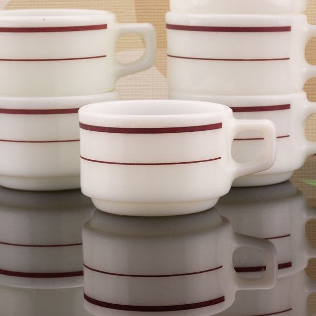 6 tasses vintage Pyrex tableware USA