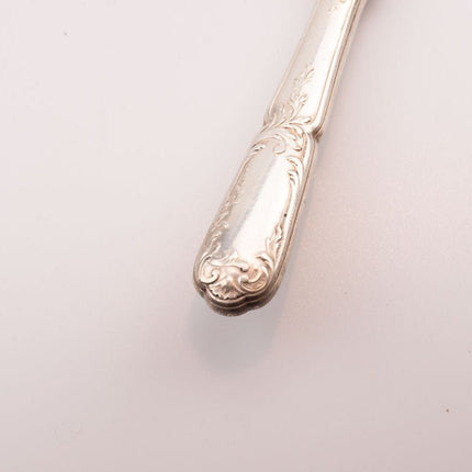 Verzilverd metalen visbestek